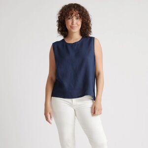 Quince 100% European Linen Tank Top